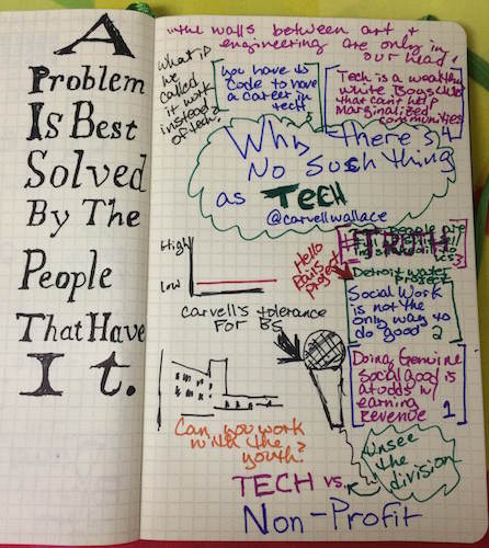 There is no such thing as tech - Sketchnotes